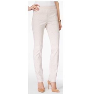 NEW J.Jill Cream Pull-On High-Waist Pants Stretch, Cream White Size 12 New w/Tag